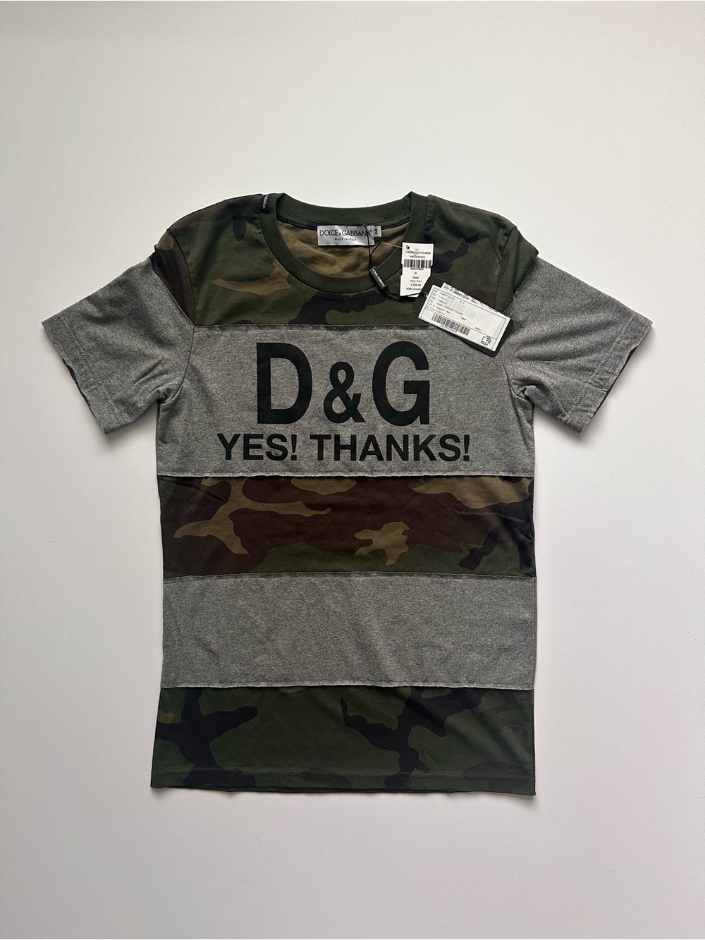 Dolce & Gabbana Camo T-Shirt